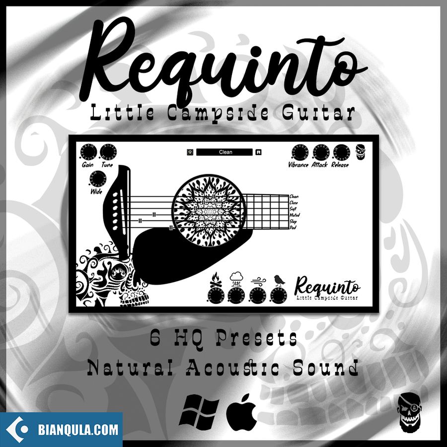 手工小吉他 – Pyrit Music Requinto : Little Campside Guitar VST3/AU WIN MAC