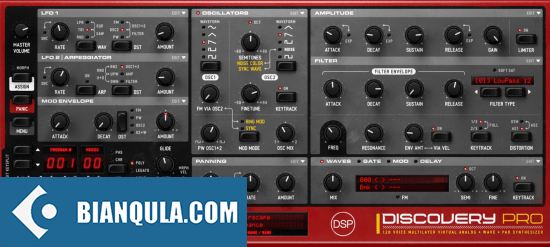 老牌的高品质的虚拟合成器+采样器插件 – discoDSP Discovery Pro v7.6 WIN