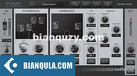 立体声增强效果器 – Fiedler Audio Stage 1.2.0 WIN
