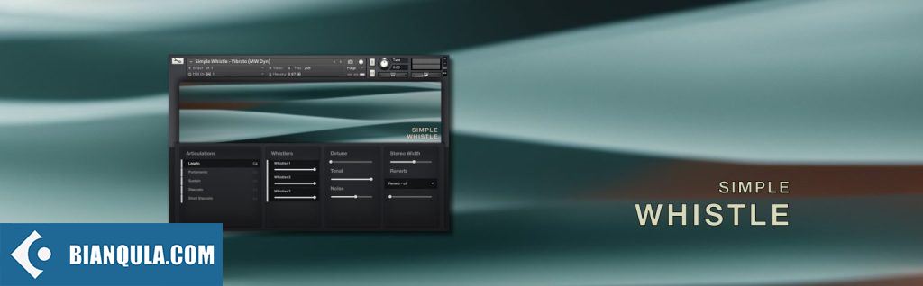 口哨音色 – Fluffy Audio Simple Whistle KONTAKT