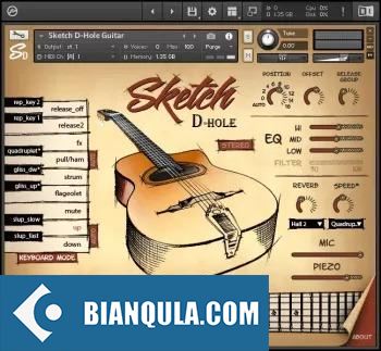 吉普赛爵士吉他 – Sketch Samples Sketch D-HOLE KONTAKT-HOANGBAO