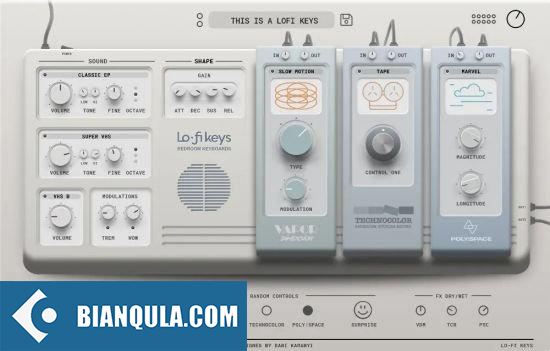 模拟lo-fi低保真插件 – Karanyi Sounds LoFi Keys v1.25 WIN