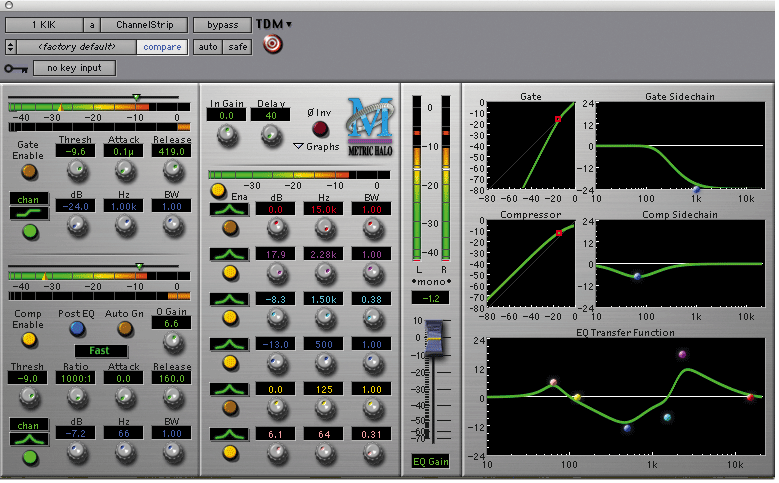 混音优化处理器 – Metric Halo ChannelStrip v2.2.02 AU VST MAC
