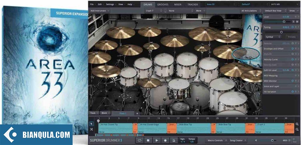 超级鼓手3鼓扩展音色 – Toontrack AREA 33 SDX FULL 1.0.1 WIN MAC