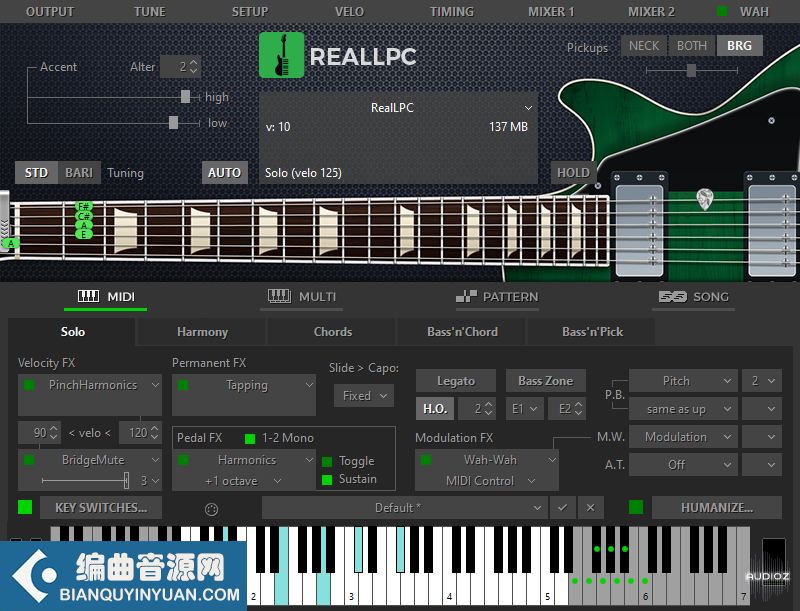 电吉他 – MusicLab RealLPC v5.0.0.7457 WiN/OSX-R2R