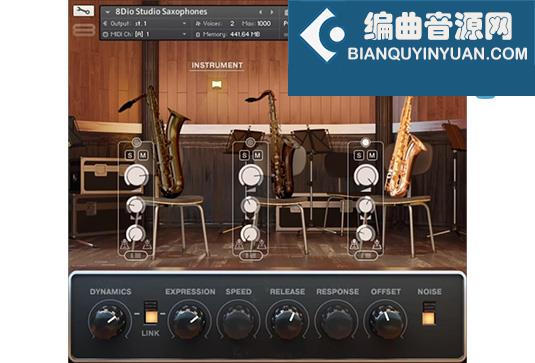 工作室萨克斯风音源 8Dio Studio Saxophones 1.2