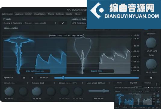 响度动态优化插件 APU Software APU Dynamics Optimizer v3.0.7 R2R