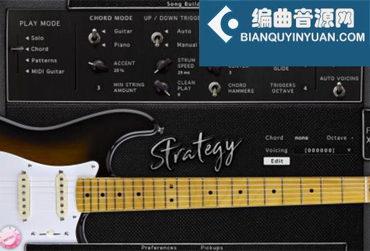 芬达电吉他 Acoustic Samples Strategy for UVI Falcon（AcousticSamples）