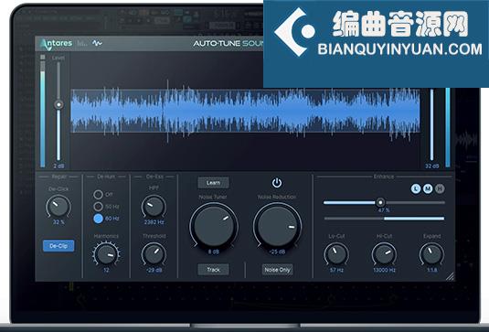 人声音频降噪修复插件 Antares Auto-Tune SoundSoap v6.0.0 R2R Win （AutoTune Sound Soap Auto Tune）