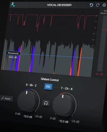 直观的低延迟人声修正处理器 Antares Vocal De-Esser v1.0 WIN