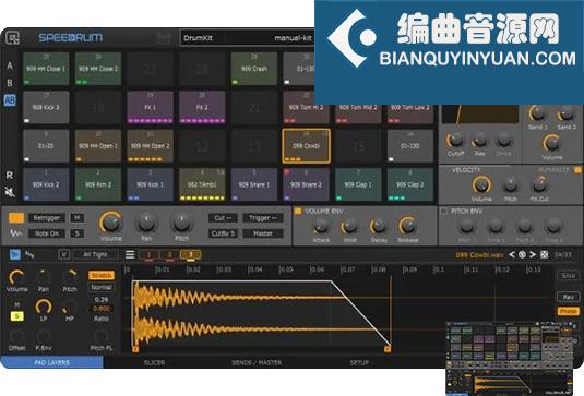 鼓机采样器 Apisonic Audio Speedrum v2.2.1 R2R
