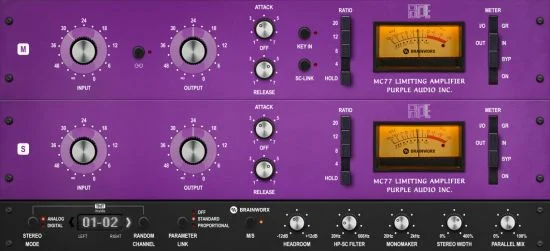 限制器 Brainworx-Plugin Alliance Purple Audio MC 77 v1.5.1 WIN
