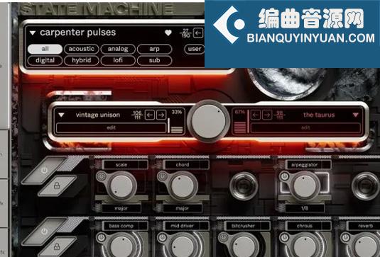 多功能模拟合成器 Cradle State Machine Low End v1.0.4 TC Win