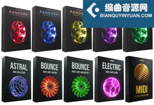 嘻哈电音Midi综合套装 Cymatics Black Friday MIDI Bundle v2024