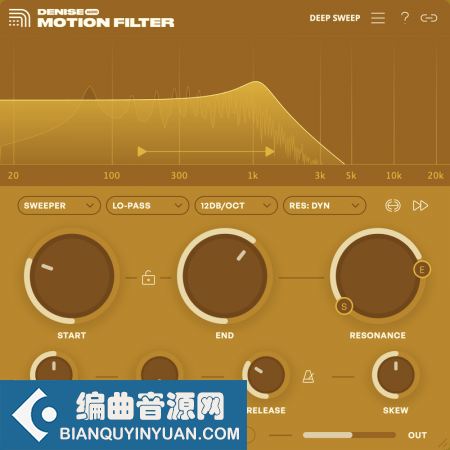 多模式滤波效果器插件 Denise Audio Motion Filter 1.1 WIN MAC