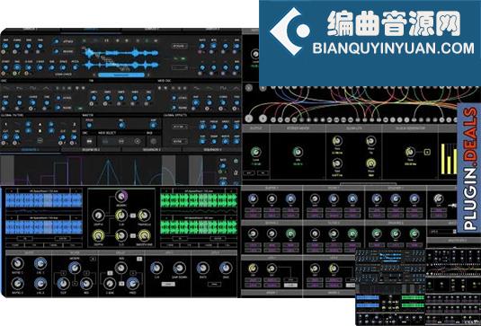采样器 合成器 效果器合集 Glitchmachines Plugins Bundle v2024.10 （包含Glitchmachines Tactic Polygon 2 Palindrome Fracture XT Cryogen Convex）