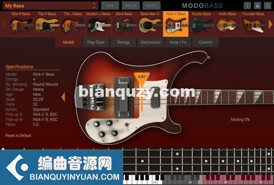 电贝司 – IK Multimedia MODO BASS 1.5.2 Win