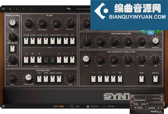 拓展音色库 IK Multimedia Syntronik 2 Synth-X Sound Content