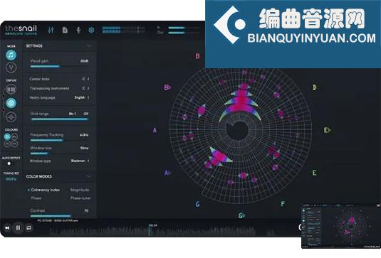 音调频域分析插件 Ircam Lab The Snail v1.4.2 R2R Win