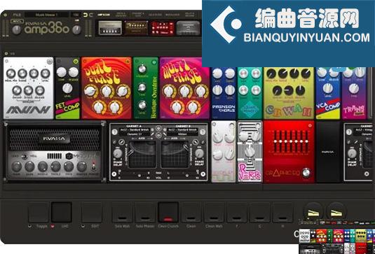 30个吉他贝斯效果合集 Kuassa Amplifikation Efektor Collection v2025.7 R2R Win