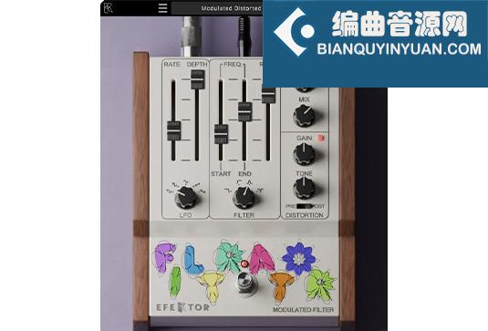 吉他踏板效果器 Kuassa Efektor Filtrator v1.0.0 R2R Win