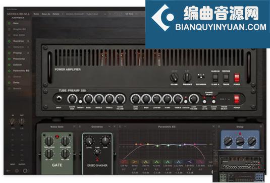 吉他放大效果器 Mercuriall AmpBox v1.5.0 CE Win