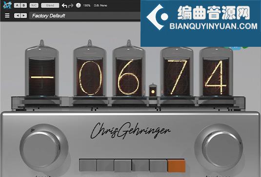 Chris Gehringer签名款 母带响度插件 Metric Halo CGII v4.0.71.235 (MHMBS）（Make Believe Studios CG2）
