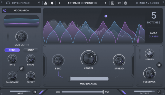 移相器插件 Minimal Audio Ripple Phaser 1.0.0 WIN