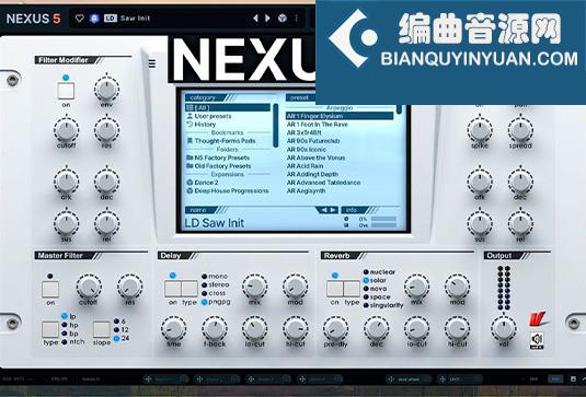 经典电子合成器 reFX Nexus 5 v5.1.5（包含原厂+拓展音色）