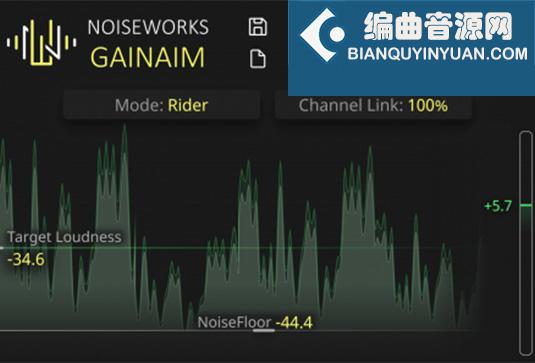 素材音量自动化插件 NoiseWorksAudio GainAim v2.0.0 REPACK Win （Noise Works Audio Gain Aim）