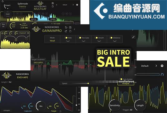 NoiseWorksAudio 使用教程 （GainAimPro GainAim Enshape Multilay TranSplit）
