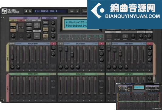 复古合成器 Plugin Boutique VirtualCZ v1.3.1 R2R