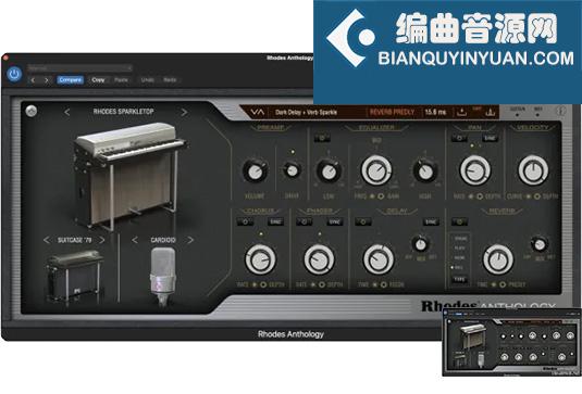 罗兹钢琴模拟音源 Rhodes Anthology v1.0.0 R2R Win