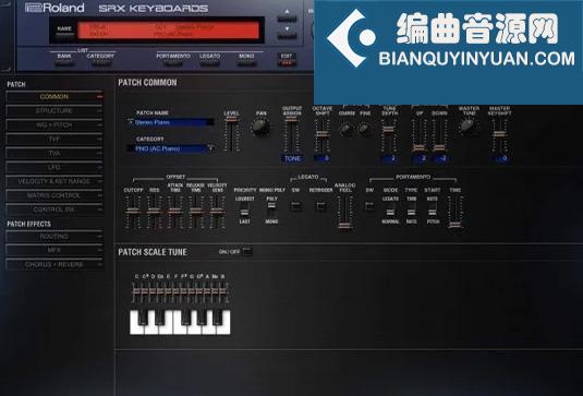 罗兰SRX键盘合成音色插件包 Roland Cloud SRX Series v2025.04 Mac （SRX PIANO I II SRX STRINGS SRX BRASS SRX STUDIO SRX ORCHESTRA SRX ELECTRIC PIANO SRX WORLD SRX DANCE TRAX SRX KEYBOARDS）