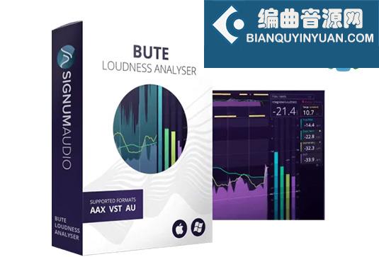 响度分析插件 Signum Audio Bute Loudness Analyser 2 Stereo & Surround v2.0.1 Win