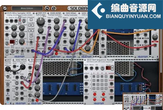 模块化合成器 SoloStuff SoloRack v2.2.1 R2R Win （Solo Rack）