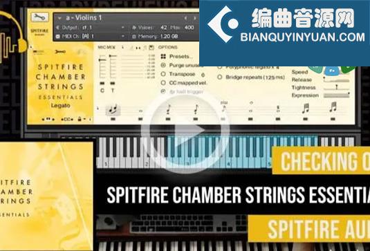 喷火室内弦乐 精选版 Spitfire Audio Chamber Strings Essentials