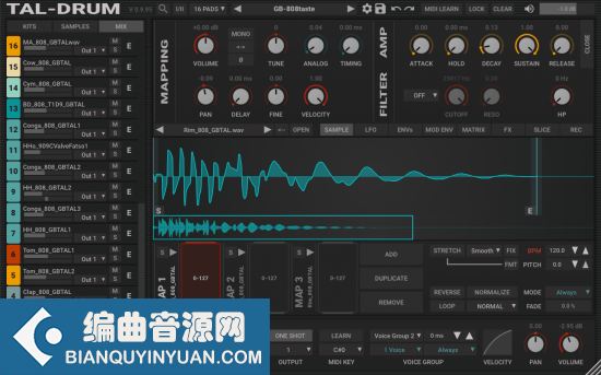 Togu Audio Line TAL-Drum 2.6.4 Win/Mac/Lnx