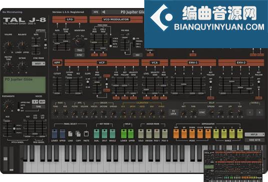 模拟合成器 Togu Audio Line TAL-J-8 v1.9.1 MacOS-MORiA