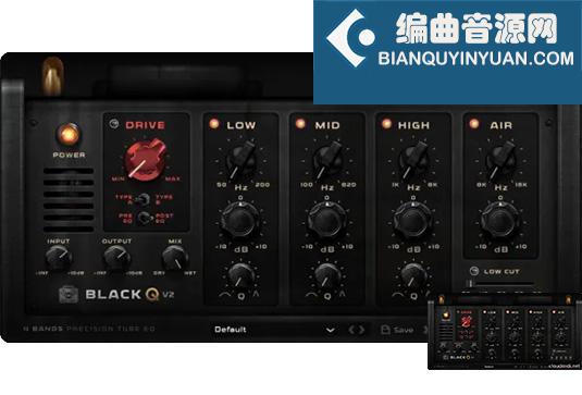 经典模拟均衡器 Tone Empire BLACK Q v3 v1.5 MacOS