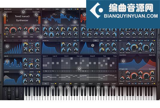 3D 波表合成器 Tone2 Icarus v1.0.0 （Tone 2 Icarus）