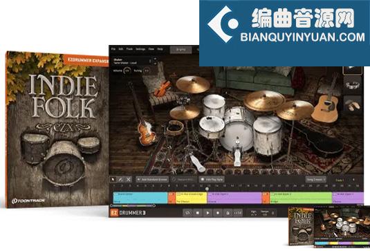 3个鼓音源升级 Toontrack EZX Update v2024.11 （包含Indie Folk Nashville Twisted Kit EZX Update SOUNDBANK）