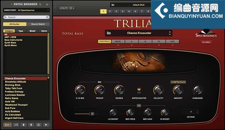 主程序升级包 Spectrasonics Trilian v1.6.6d UPDATE Win（R2R/josenacha）