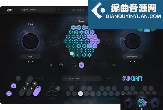 重低音合成器 UJAM SUBCRAFT v1.0.1 MacOS-MORiA