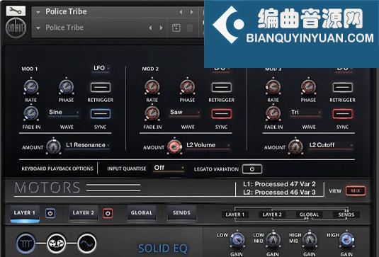 电影节奏合成器 Umlaut Audio MOTORS