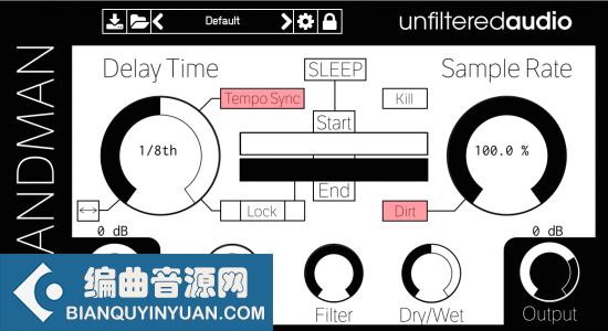 延迟插件 Unfiltered Audio Sandman v1.4.1 WIN