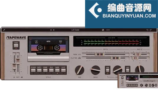 多功能磁带效果插件 Wave Alchemy Tapewave v1.0.0 R2R Win
