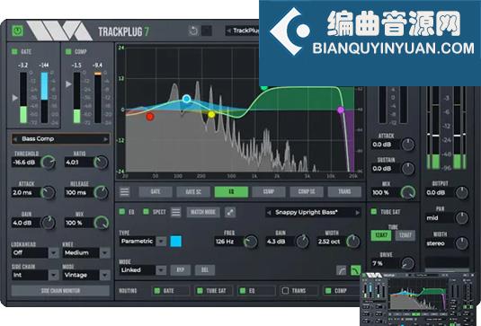 模块化多功能效果插件 Wave Arts TrackPlug 7 v7.0.6 R2R Win