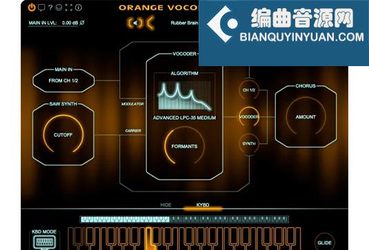 人声合成效果器 Zynaptiq ORANGE VOCODER NANO v4.0.5 R2R Win