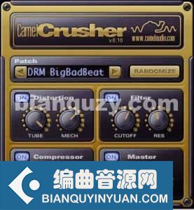 自带压缩器的强大失真效果器！ – Camel Crusher 1.0.1 Win&amp；Mac